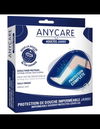 Anycare Protection de Douche Imperméable Adulte Jambe