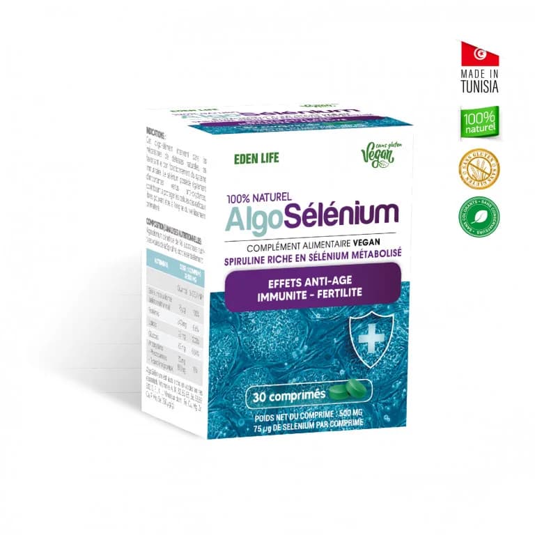Eden Life Algo Selenium 30 Comprimes