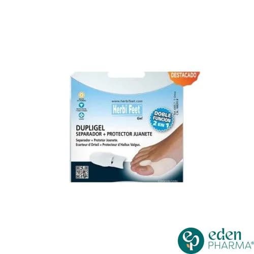 Herbi Feet Dupligel Ecarteur d Orteil+protecteur d Allux Valgus