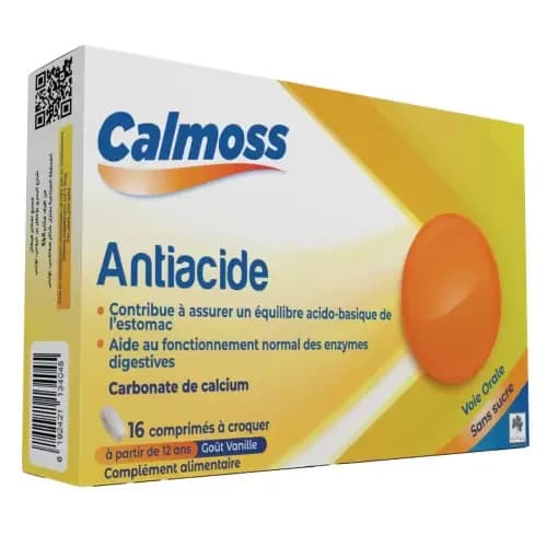 Calmoss Antiacide 16 Comprimes