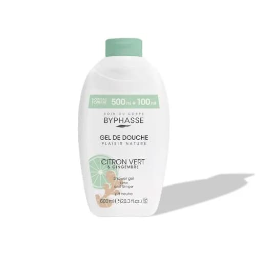 Byphasse Gel Douche Citron Vert 600 ml