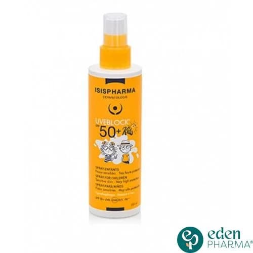 Isispharma Uveblock Spray Solaire Enfants Tres Haute Protection SPF50+ 200 ml