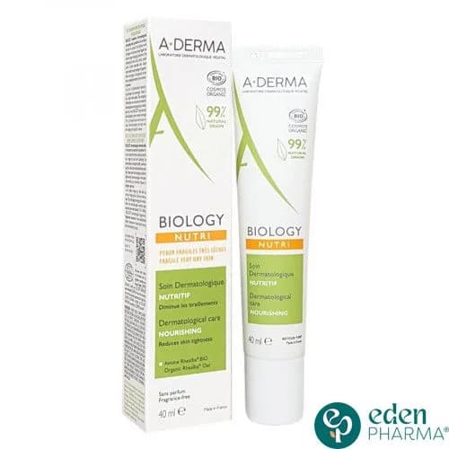 A-Derma Biology Nutri Soin Nutritif Peaux Fragiles Tres Seches 40 ml