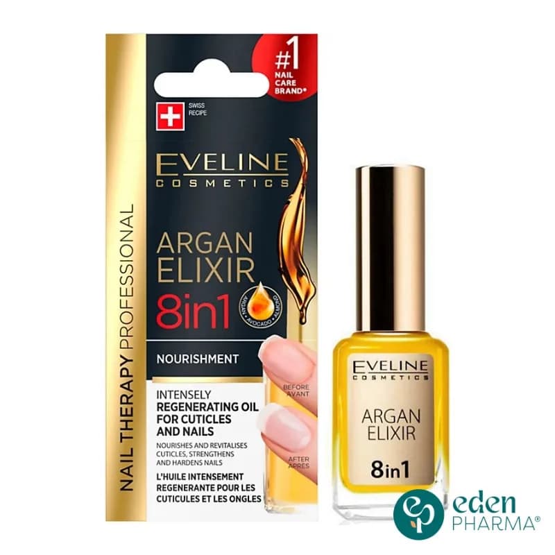 Eveline Nail Oil Argan Elixir 12 ml