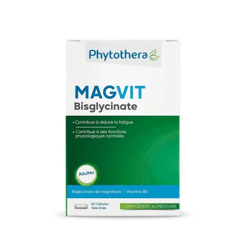 PHYTOTHERA MAGVIT BISGLYCINATE 60 GELULES