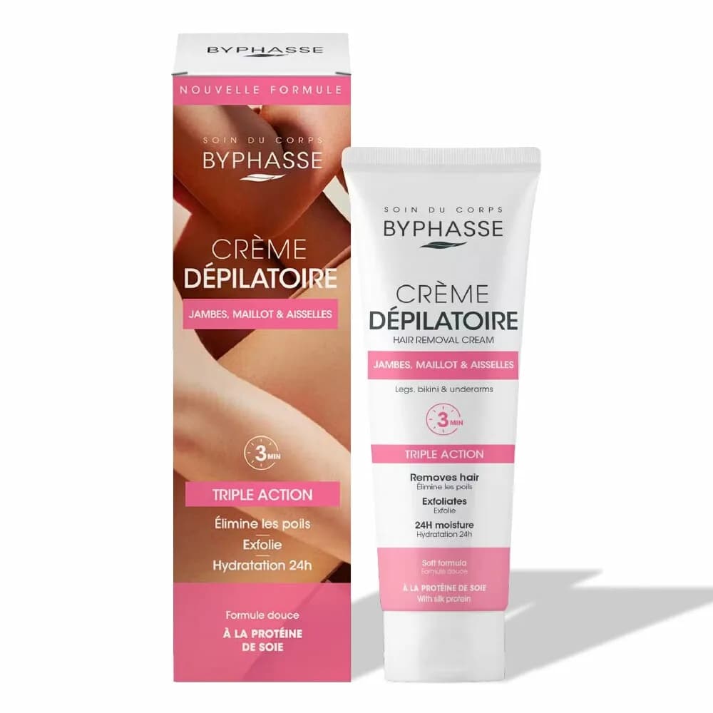Byphasse Creme Depilatoire Silk Protein 125 ml