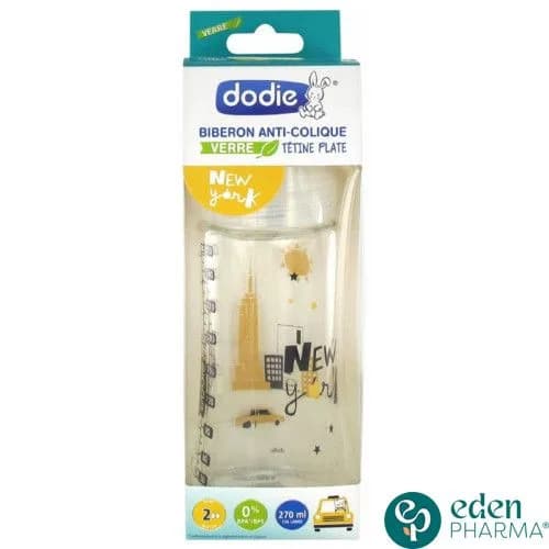 Dodie Biberon Verre Sensation+ 270 ml - Modele New York