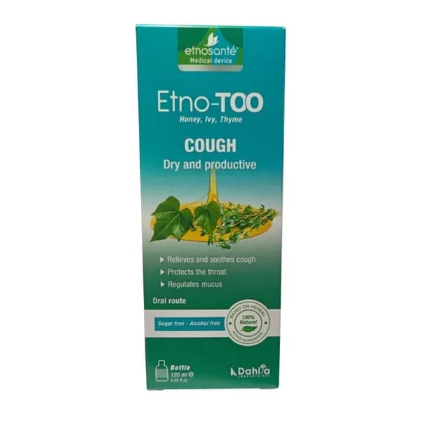 Etno Too Sirop Toux Sèche et Grasse 120 ml