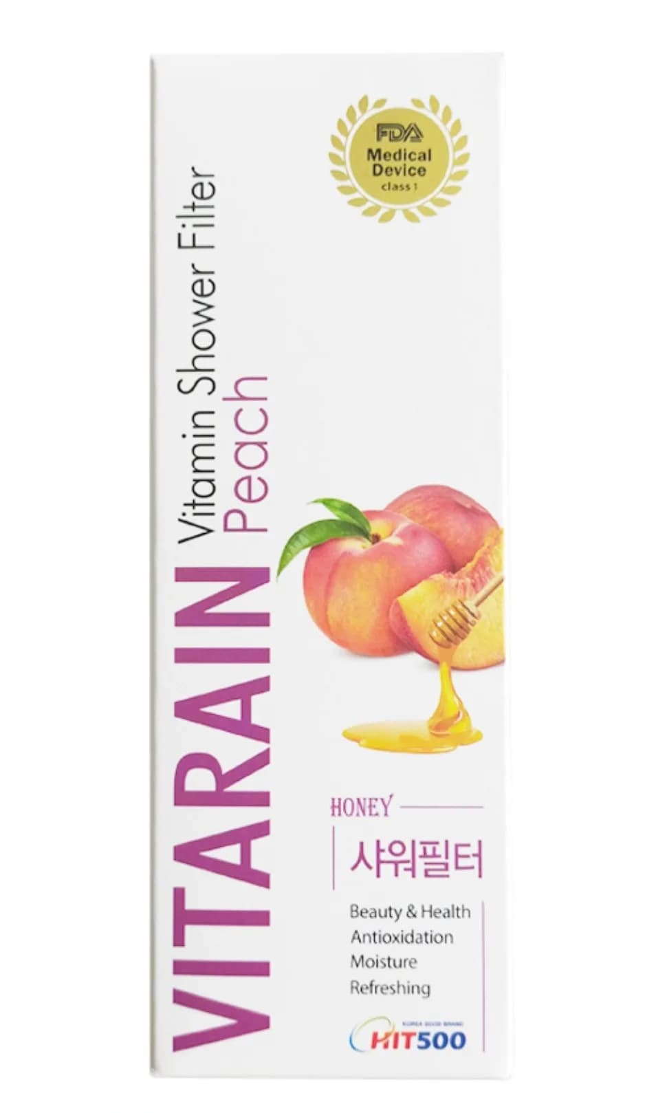 Vitarain Filtre de Douche à la Vitamine à la Pêche