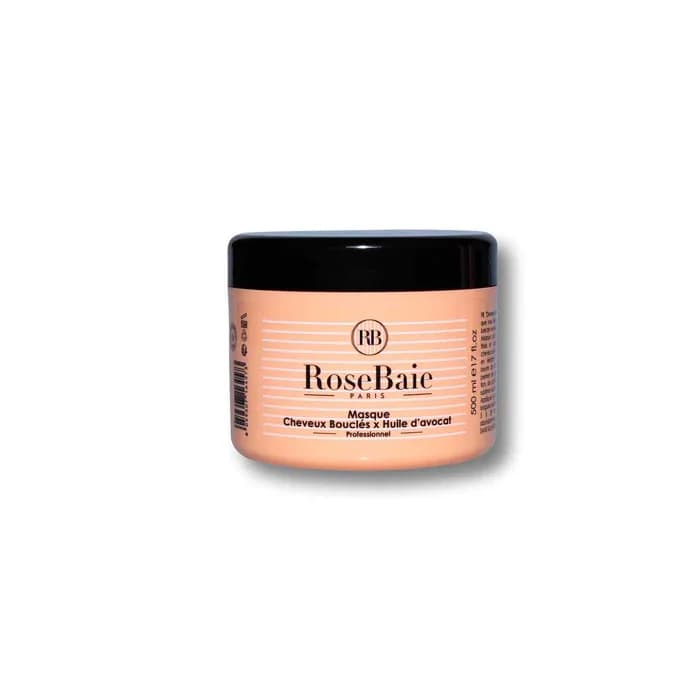 Rosebaie Masque Cheveux Boucls Keratine et Huile D'Avocat 500 ml