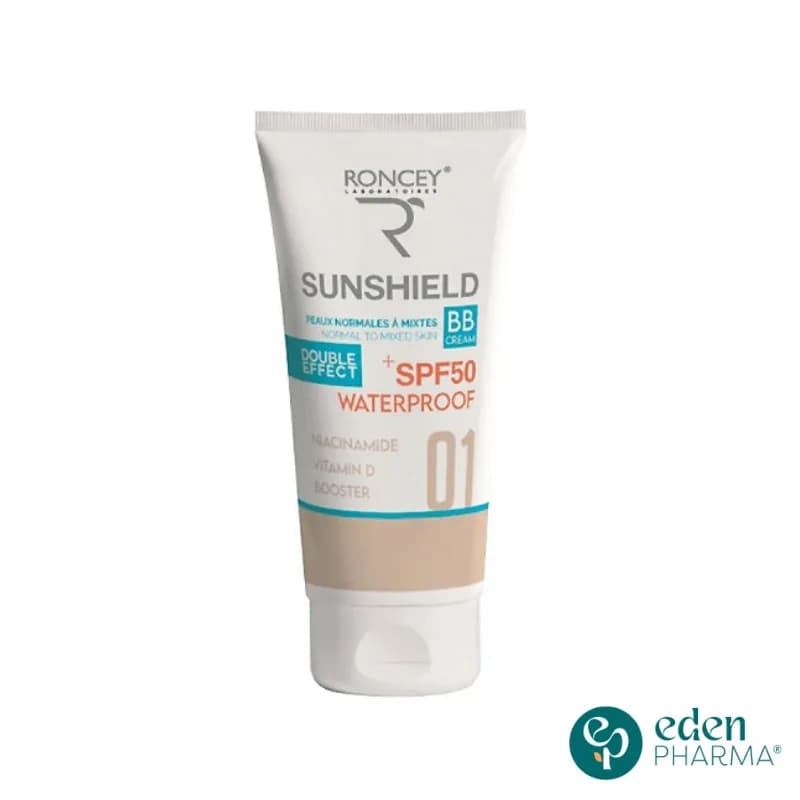 Roncey Ecran Sunshield Waterproof SPF50+ Peaux Normales à Mixtes