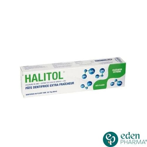 Stoderma Halitol Pate Dentifrice Extra Fraicheur Anti Plaque 75 g