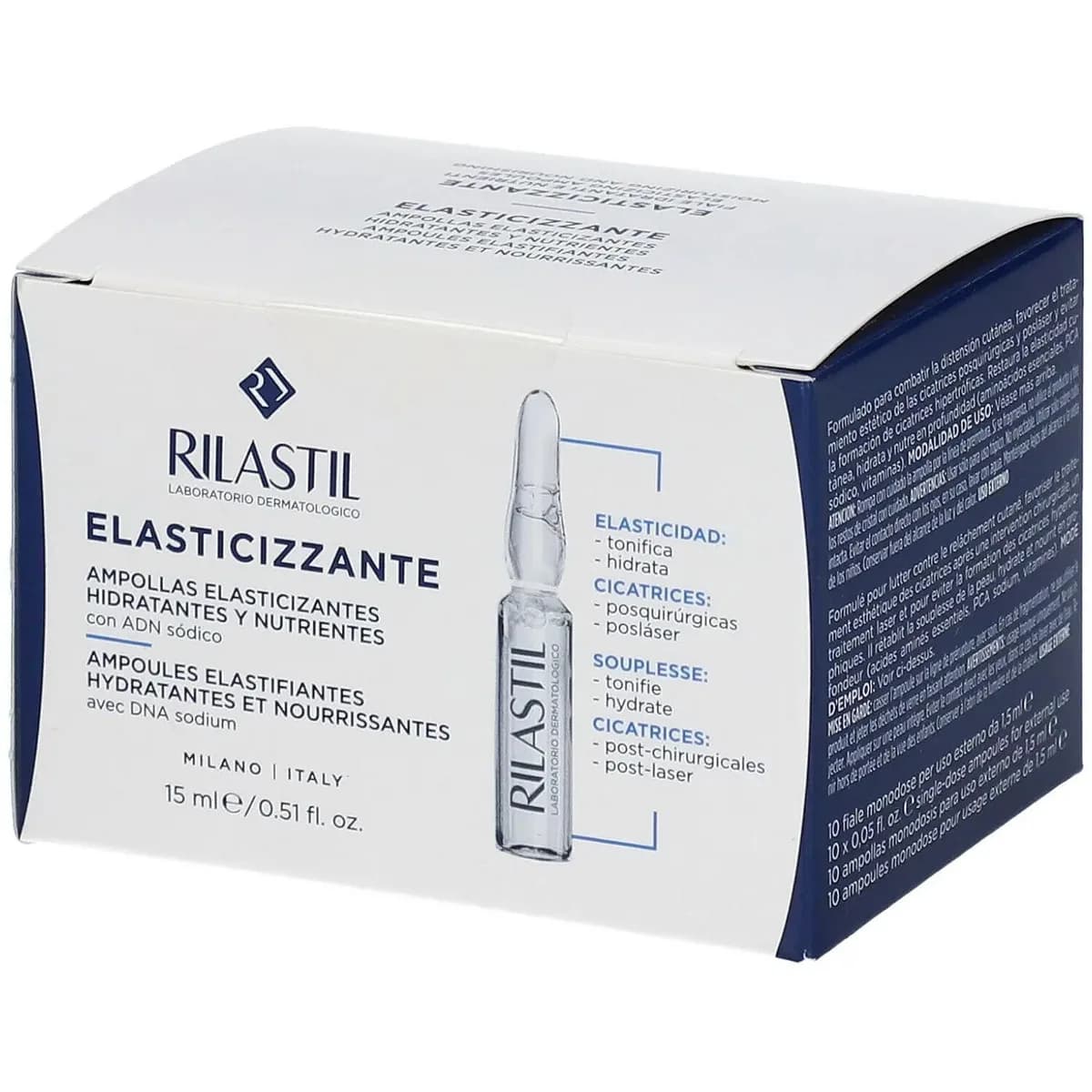 Rilastil Elasticizing 10 Ampoules * 5 ml