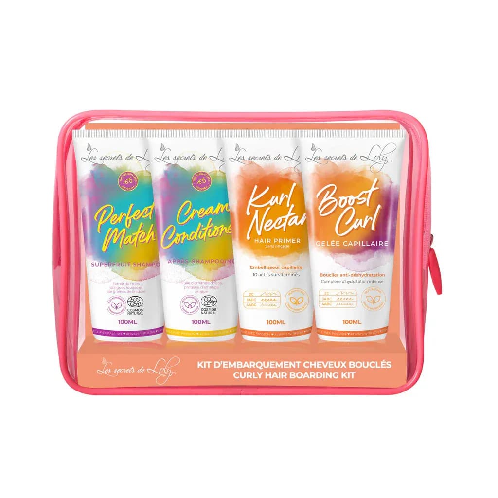 LES SECRETS DE LOLY TROUSSE DE VOYAGE CHEVEUX BOUCLES