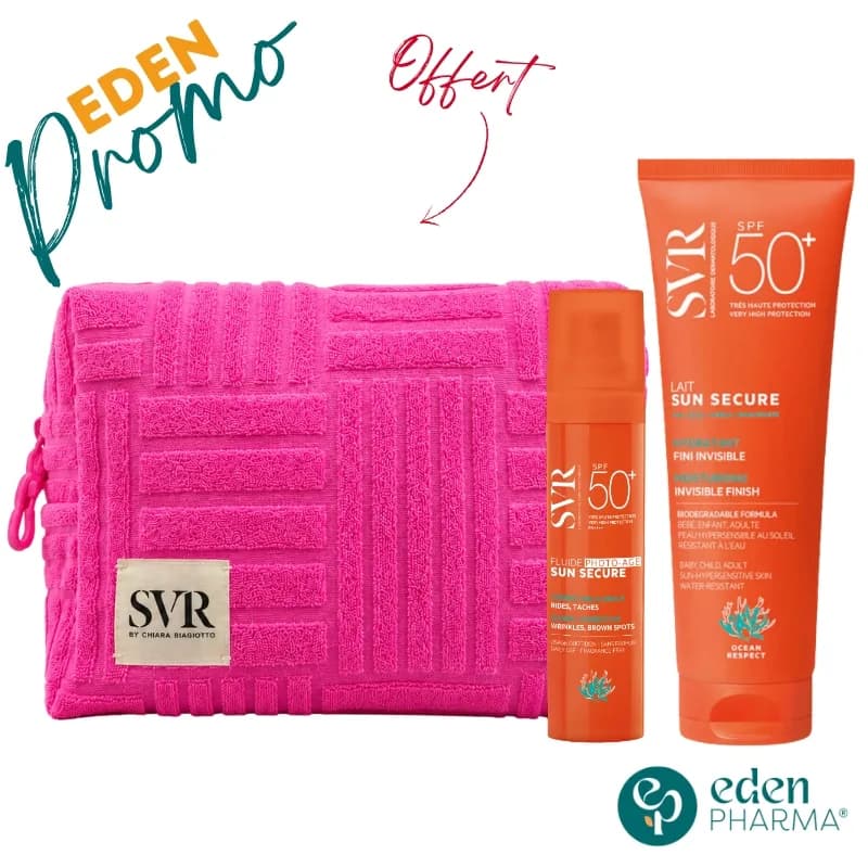 SVR PACK SUN SECURE PHOTO-AGE FLUIDE SPF50+ 40 ML + LAIT FAMILIALE SPF50+ 250 ML