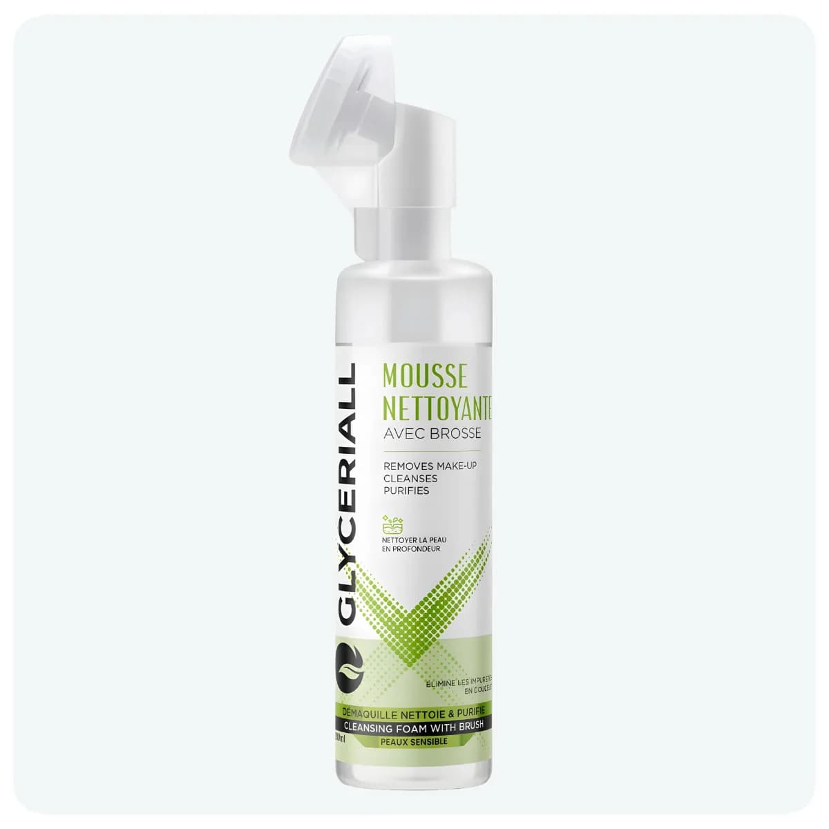 Glyceriall Mousse Nettoyante Avec Brosse 200 ml