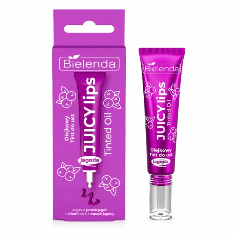 Bielenda Juicy Lips Huile a Levres Teintee Myrtille 10 g