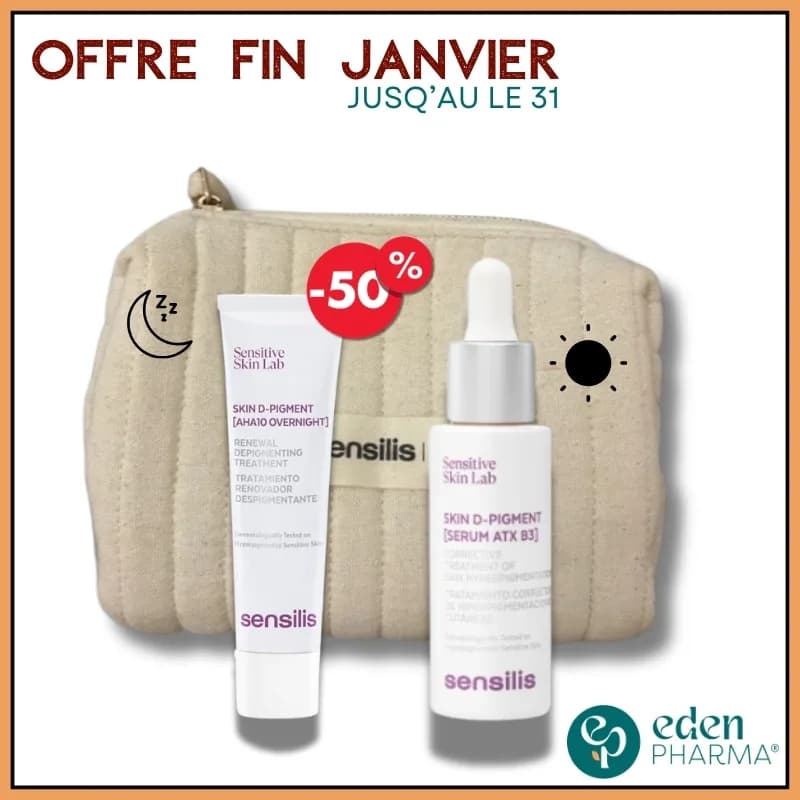 Sensilis Trousse D-Pigment Serum Atx B3 + Aha10 Overnight -50%