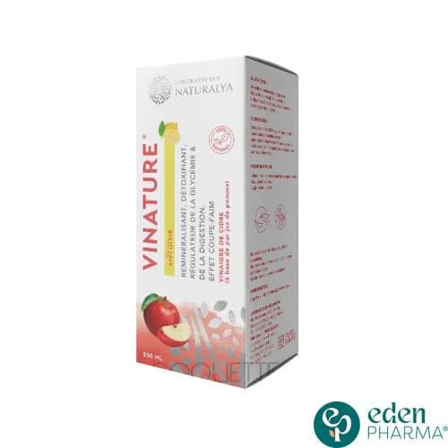 Naturalya Vinature Vinaigre de Cidre Gout Citron 250 ml