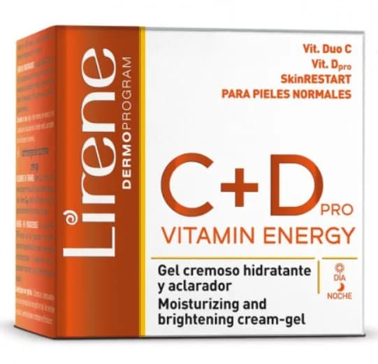 Lirene C+d Pro Vitamin Energy Gel-Creme Peaux Normales à Mixtes 50 ml