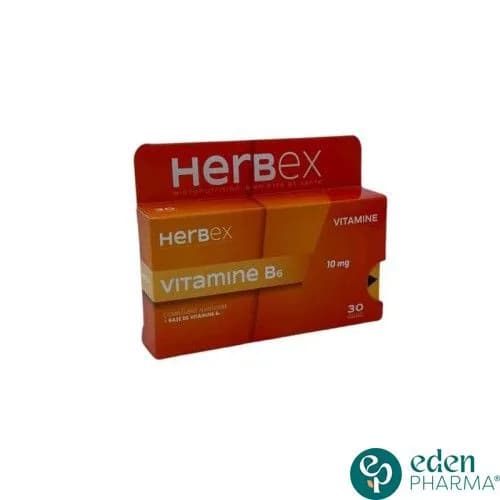 Herbex Vitamine B6 10 mg 30 Gelules
