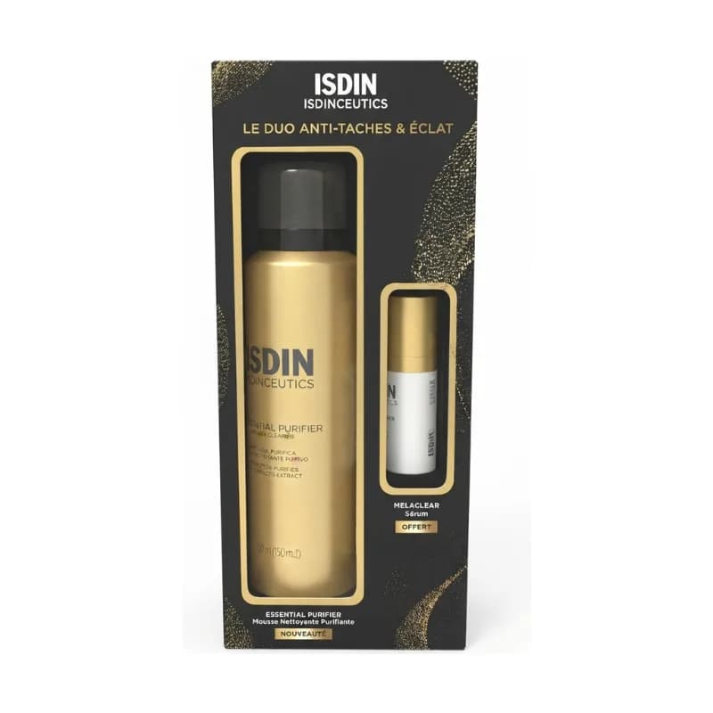 ISDIN ISDINCEUTICS COFFRET ESSENTIELLE LE DUO ANTI TACHES ET ECLAT
