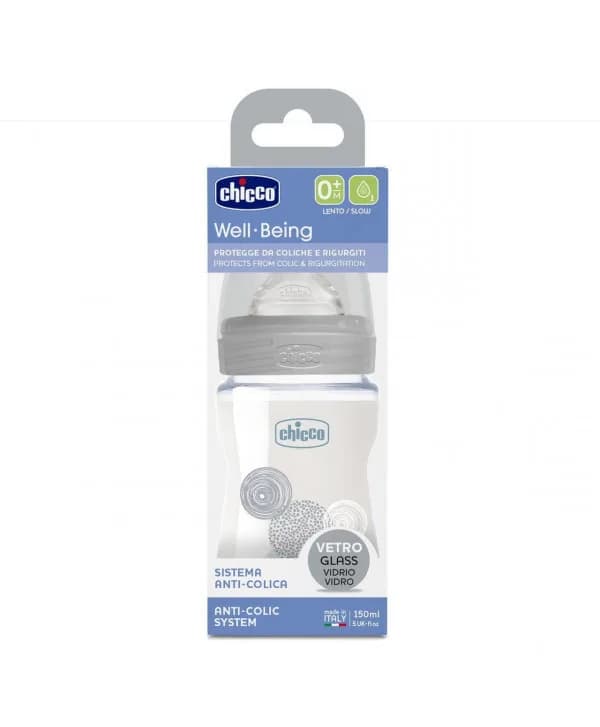 Chicco Biberon en Verre Unisexe 150 ml