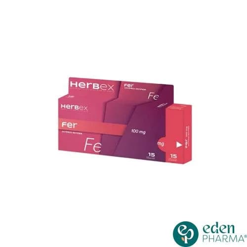 Herbex Fer 100 mg 15 Gelules