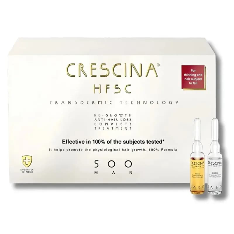 Crescina Ttt Complet Anti Chute+repousse 500 Homme 10+10 Ampoules