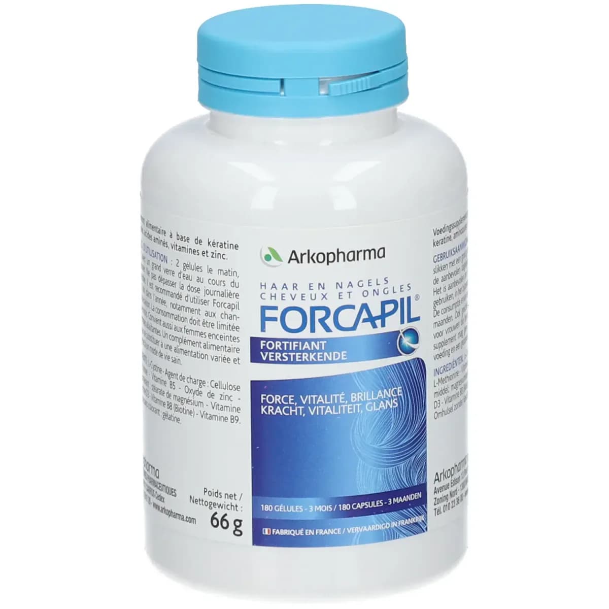 Forcapil Cheveux et Ongles 180 Gelules