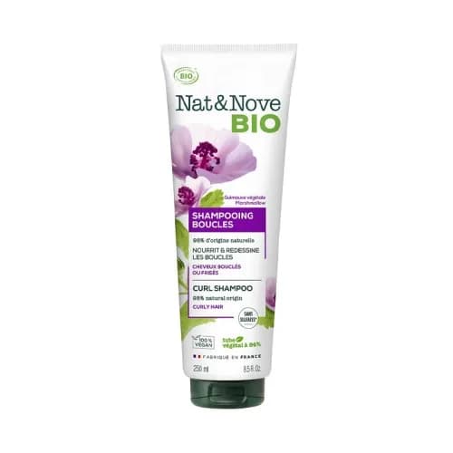 Nat& Nove Bio Shampooing Boucles Cheveux Boucles ou Frises 250 ml