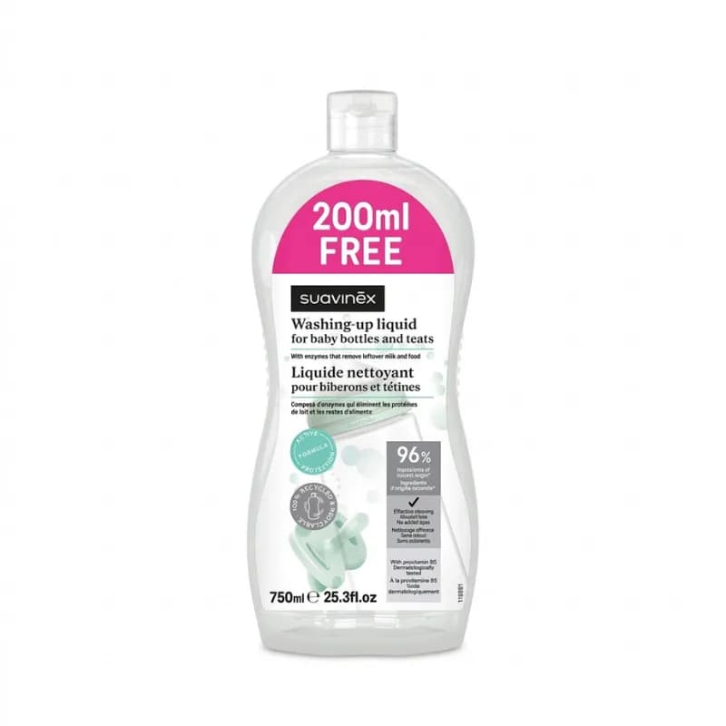 SUAVINEX GEL NETTOYANT POUR BIBERONS ET TETINES 750ML