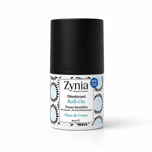 ZYNIA DÉODORANT ROLL ON FLEUR DE COTON 50ML