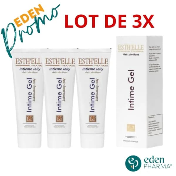 Esthelle Gel Intime Lubrifiant 50 ml Pack de 3