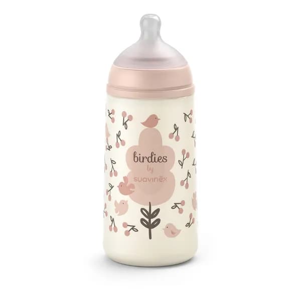 SUAVINEX BIBERON PREMIUM BIRDIES DEBIT LENT 270ML