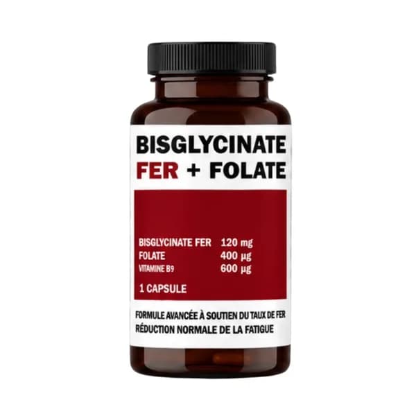 ROXENE BISGLYCINATE FER+FOLATE 30 CAPSULES