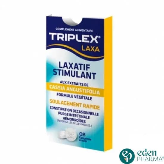 TRIPLEX laxatif stimulant 8 comprimes