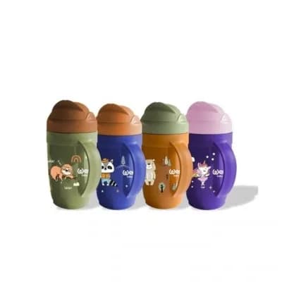 WEE BABY GOBELET FRIENDS AVEC PAILLE ET ANSES 265ML
