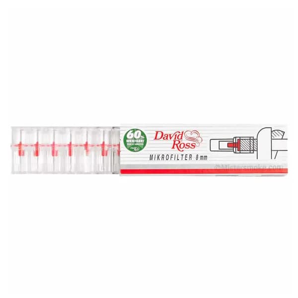 David Ross Micro-Filtres pour Cigarettes 8 mm
