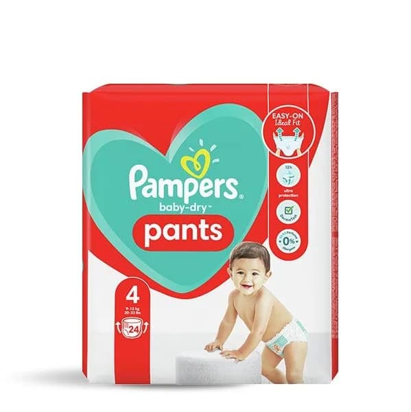 PAMPERS PANTS SUPER HERO 9-14KG S4 24P