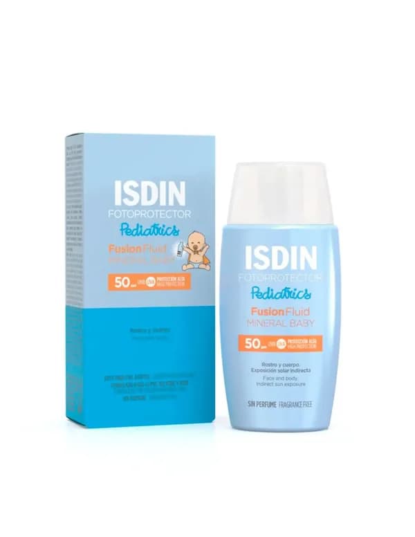 ISDIN Photoprotection Ecran Solaire Fusion Fluid Mineral Baby SPF50+ 50ml  