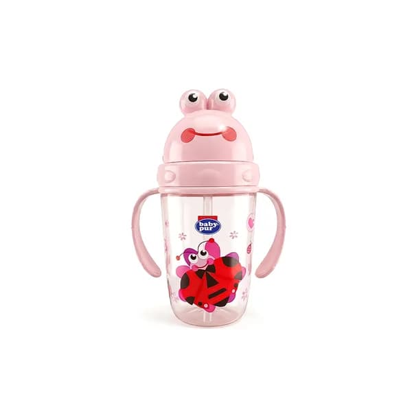 Baby Pur Tasse Ludique Avec Paille et Double Anse 360 ml Ref 78001
