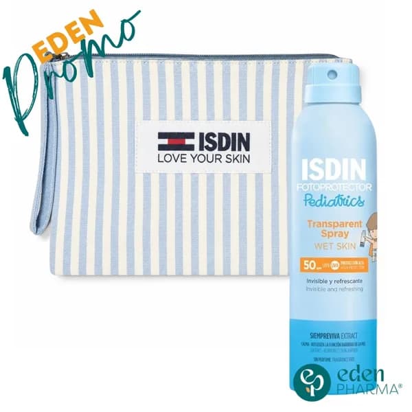 ISDIN Photoprotection Pediatrics Transparent Spray Kids Spf50, 250 ml + TROUSSE OFFERTE 