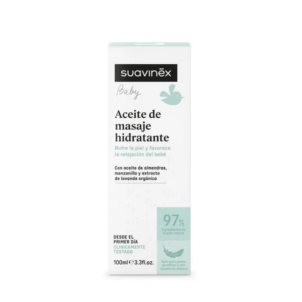 SUAVINEX HUILE DE MASSAGE HYDRATANTE POUR BEBE 100ML