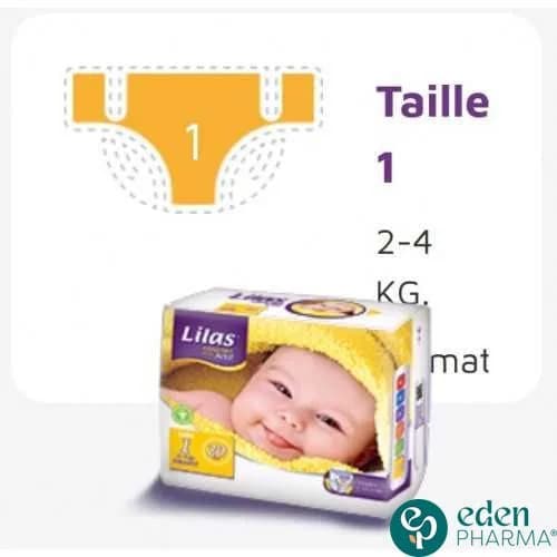 LILAS CONFORT MAX ACTIF COUCHE BB 2-4 KG 20 PIECES