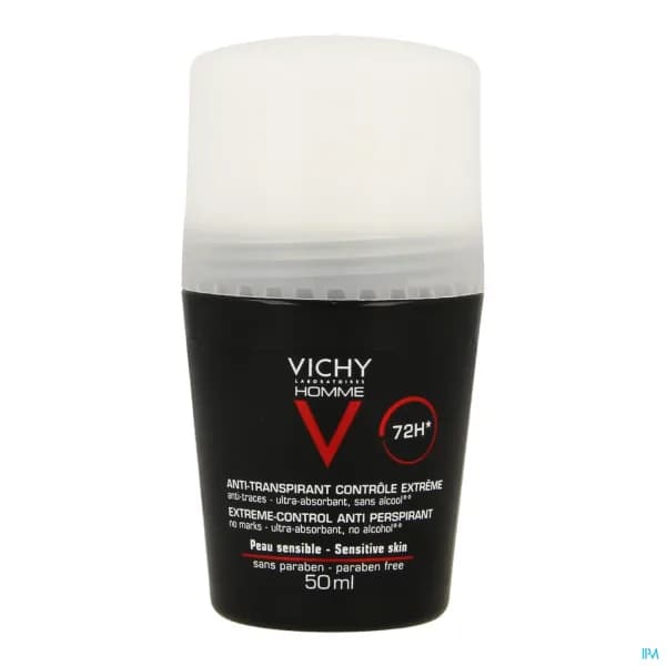 VICHY DEODORANT HOMME PEAUX SENSIBLES PROTECT 72H 50ML