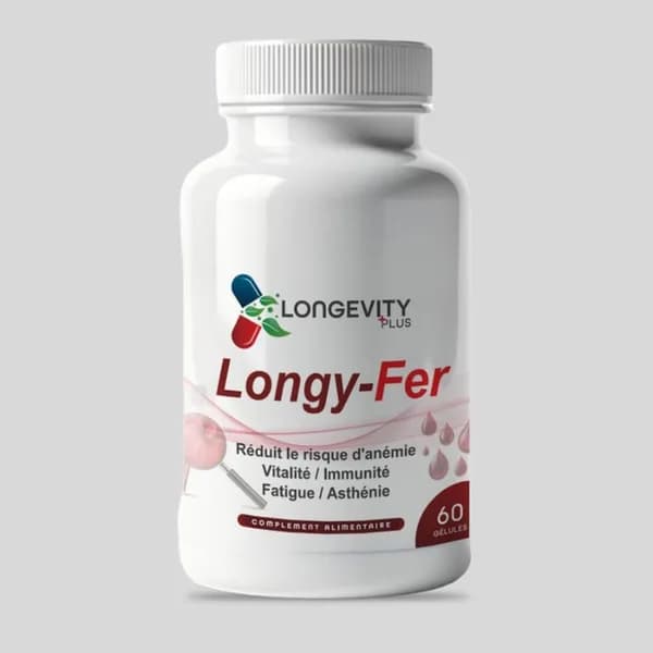 LONGEVITY PLUS LONGY-FER 60 GELULES