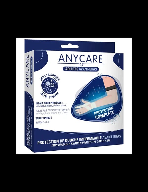 ANYCARE PROTECTION DE DOUCHE IMPERMÉABLE ADULTE AVANT BRAS