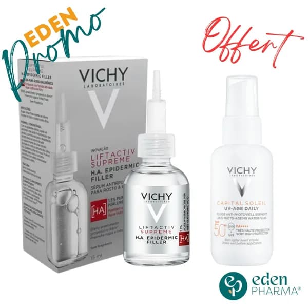 VICHY LIFTACTIV SERUM HA FILLER RIDES FERMETE + UV DAILY SPF50+ & SERUM 89 OFFERTE