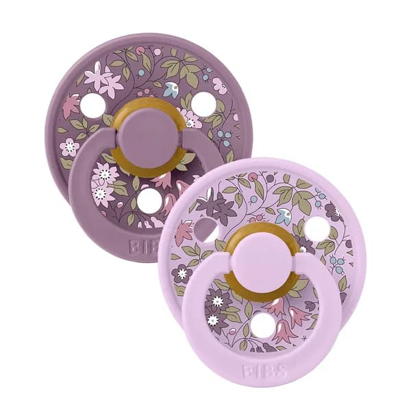 Bibs 02 Sucettes Colour Pacifier Chamomile Lawn - Violet Sky Mix 2age